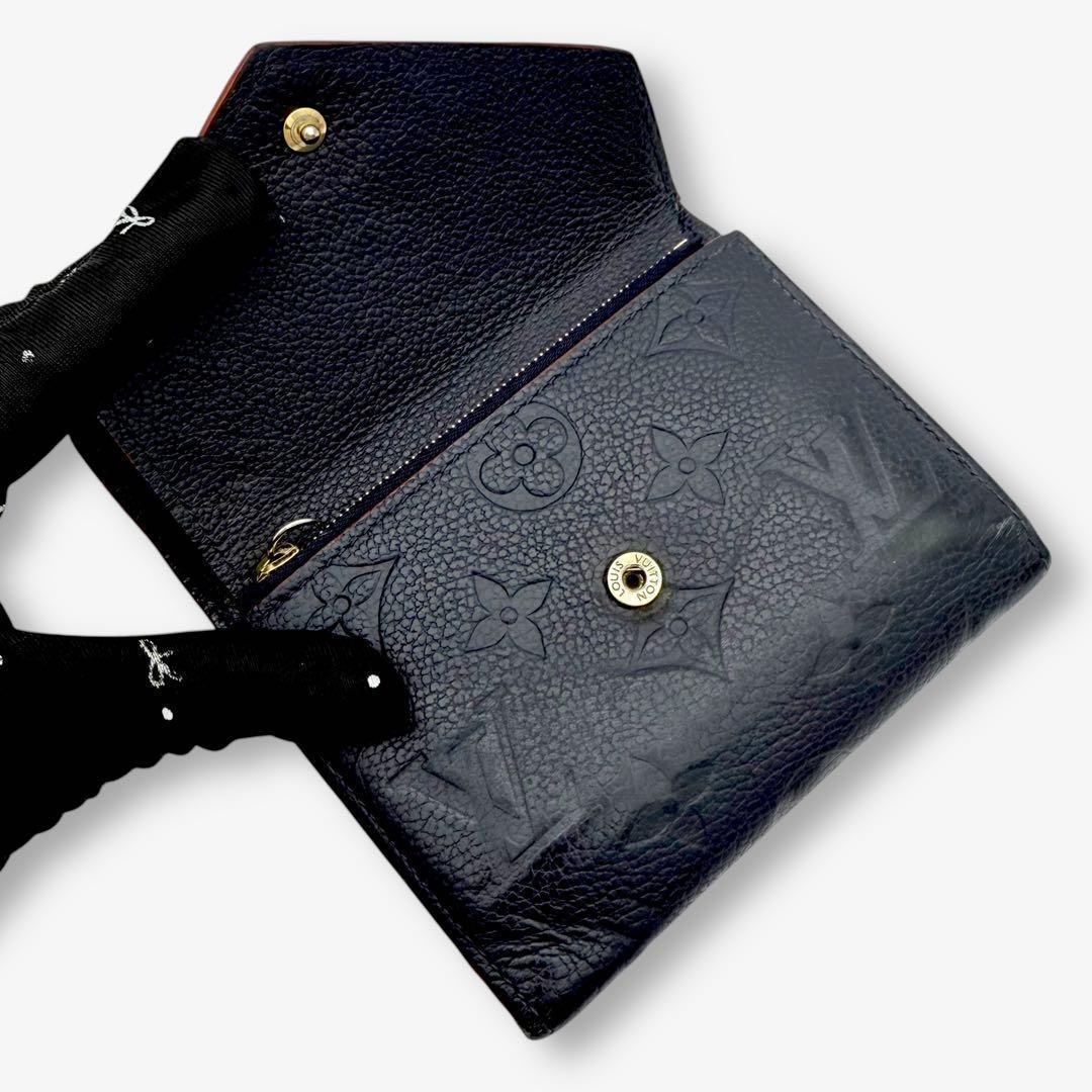 最終お値引き！美品　ルイヴィトン 財布　モノグラム　アンプラント　三つ折り財布