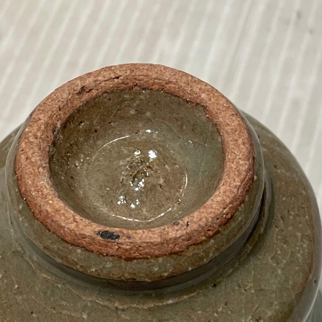 未使用品　尾野敏郎 袖師窯 ぐい呑み　一点もの　陶芸　工芸品　希少