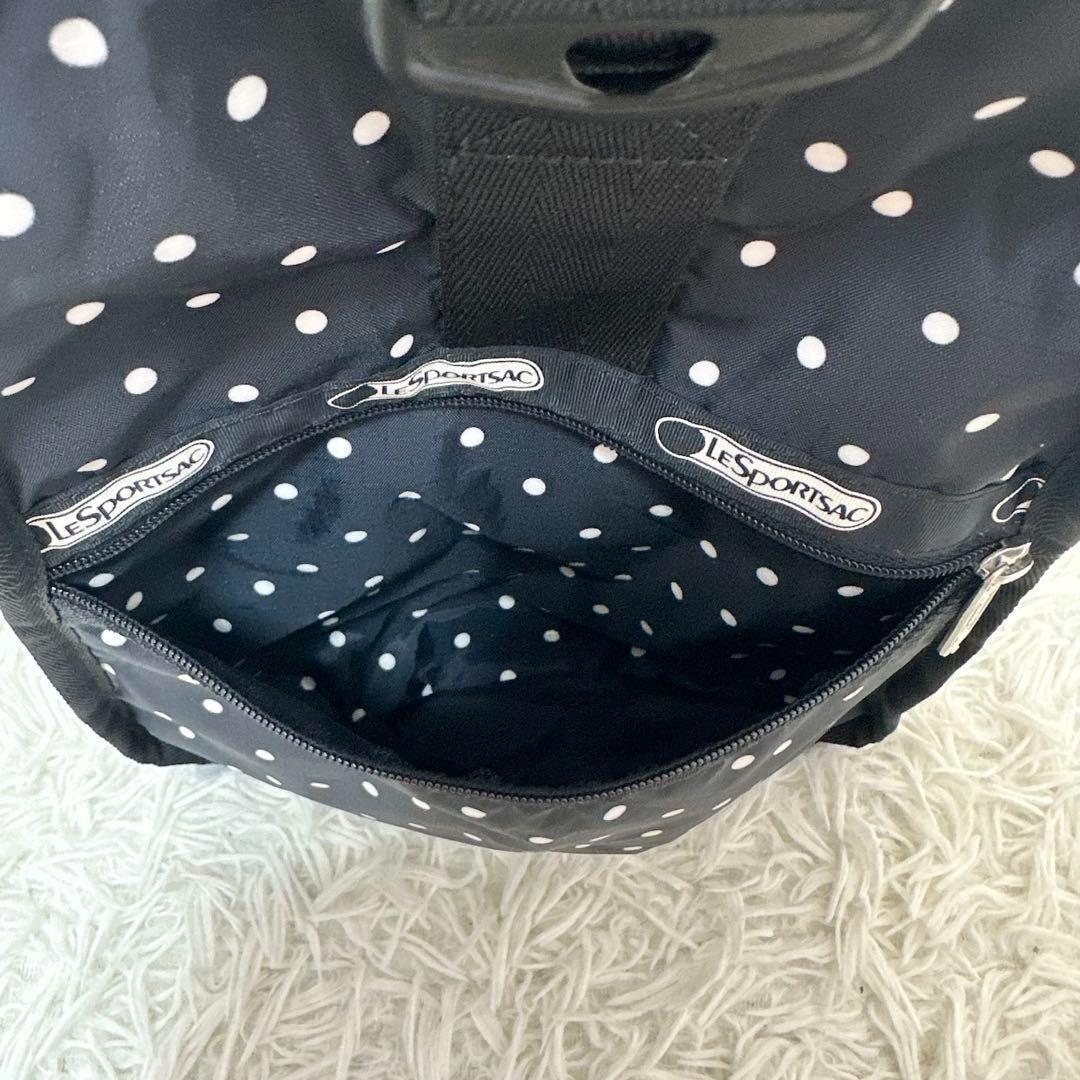 極美品 レスポートサック ボストンバッグ 2way 大容量 黒