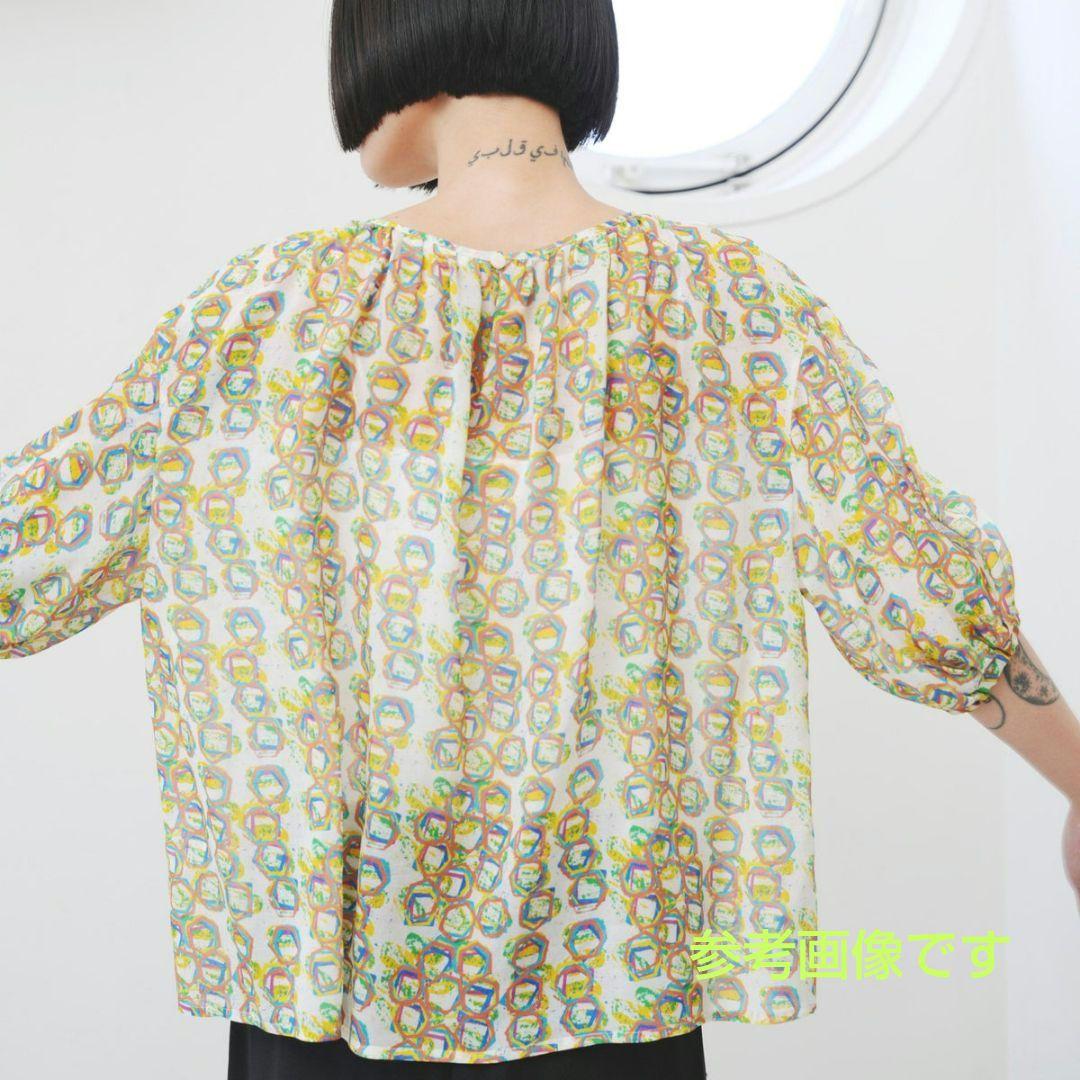 HERALBONY ヘラルボニー シフォンブラウス「タイトル不明」