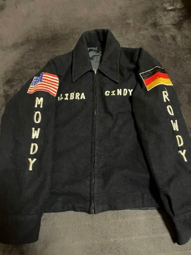 希少　短丈！80'sヴィンテージツアージャケット スーベニアジャケット