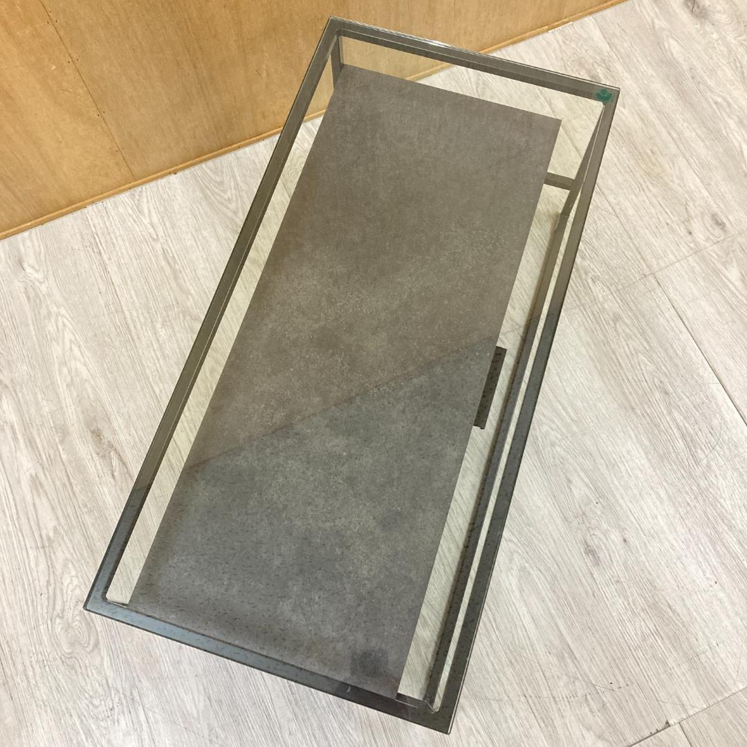 パモウナ　センターテーブル　リビングテーブル　モダン　石目　セラミック