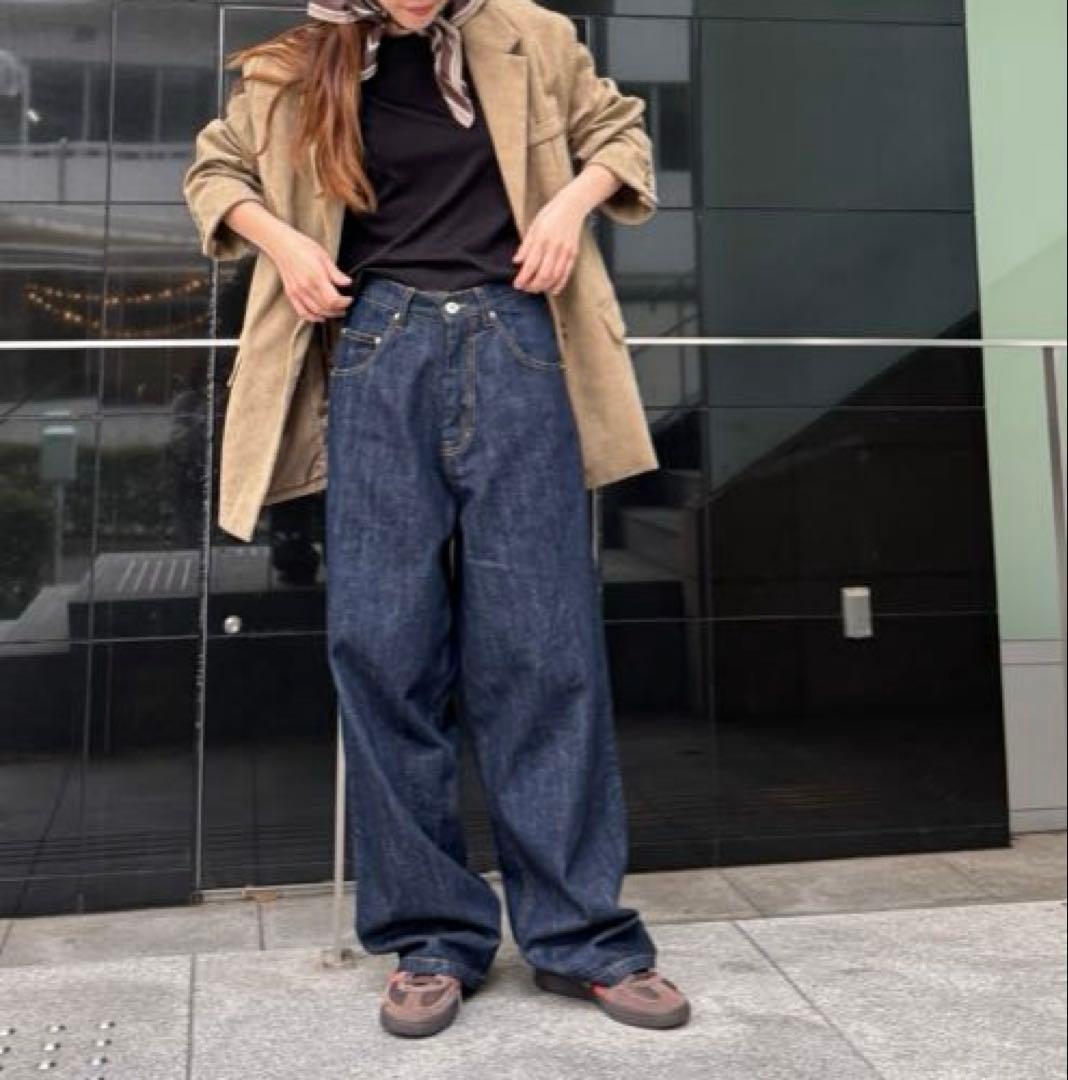 choice_cnl テーパードデニムパンツ