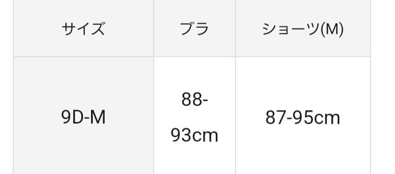 グラマラスフィットワイヤーAライン水着 9D-M　ブルー