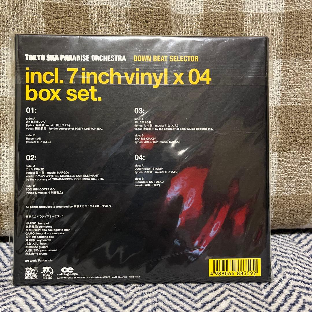 奥田民生etc東京スカパラ7インチレコードx4ボックスセットほぼ新品(開封のみ)