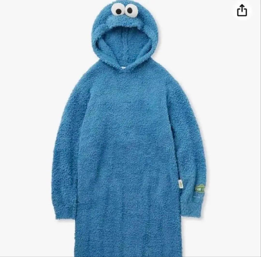 にゃん　ジェラートピケ クッキーモンスター　ワンピース