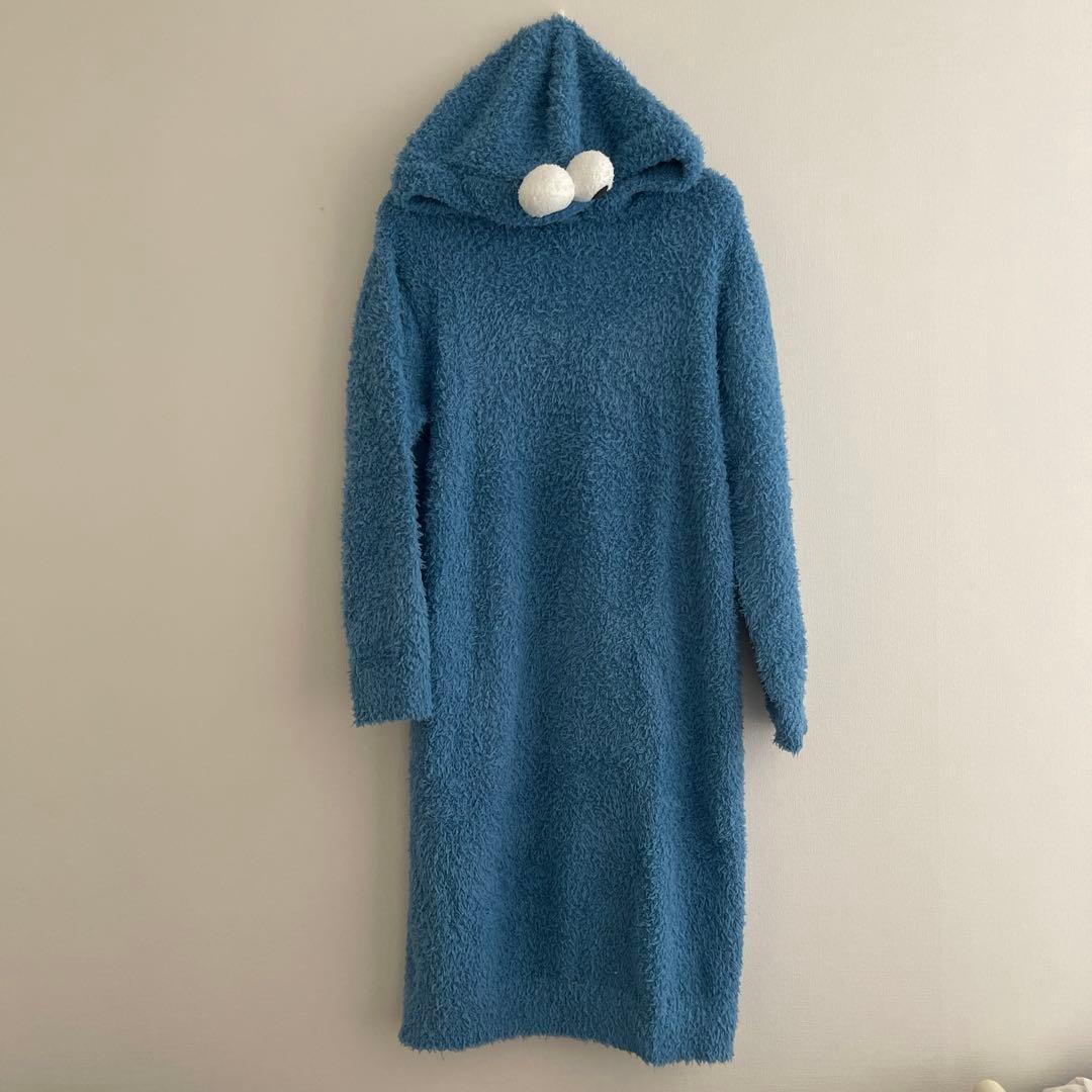 にゃん　ジェラートピケ クッキーモンスター　ワンピース