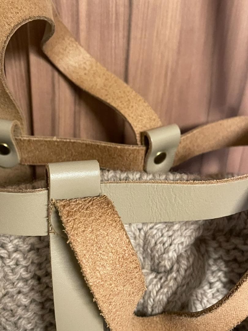 BEYOND THE REEF ハンドメイド 2WAYバッグ／ベージュ