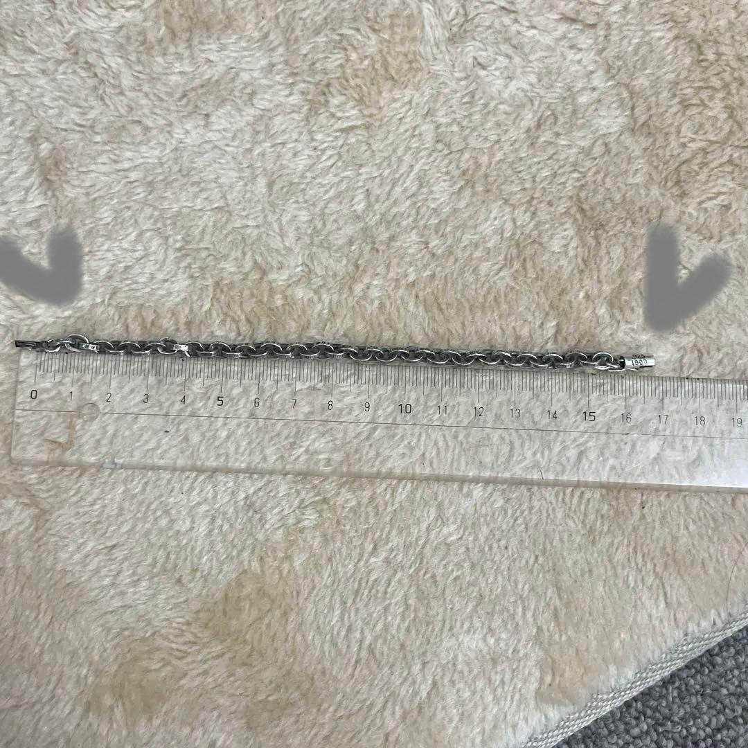 ChromeHearts クロムハーツ　ペーパーチェーン　ブレスレット　7インチ