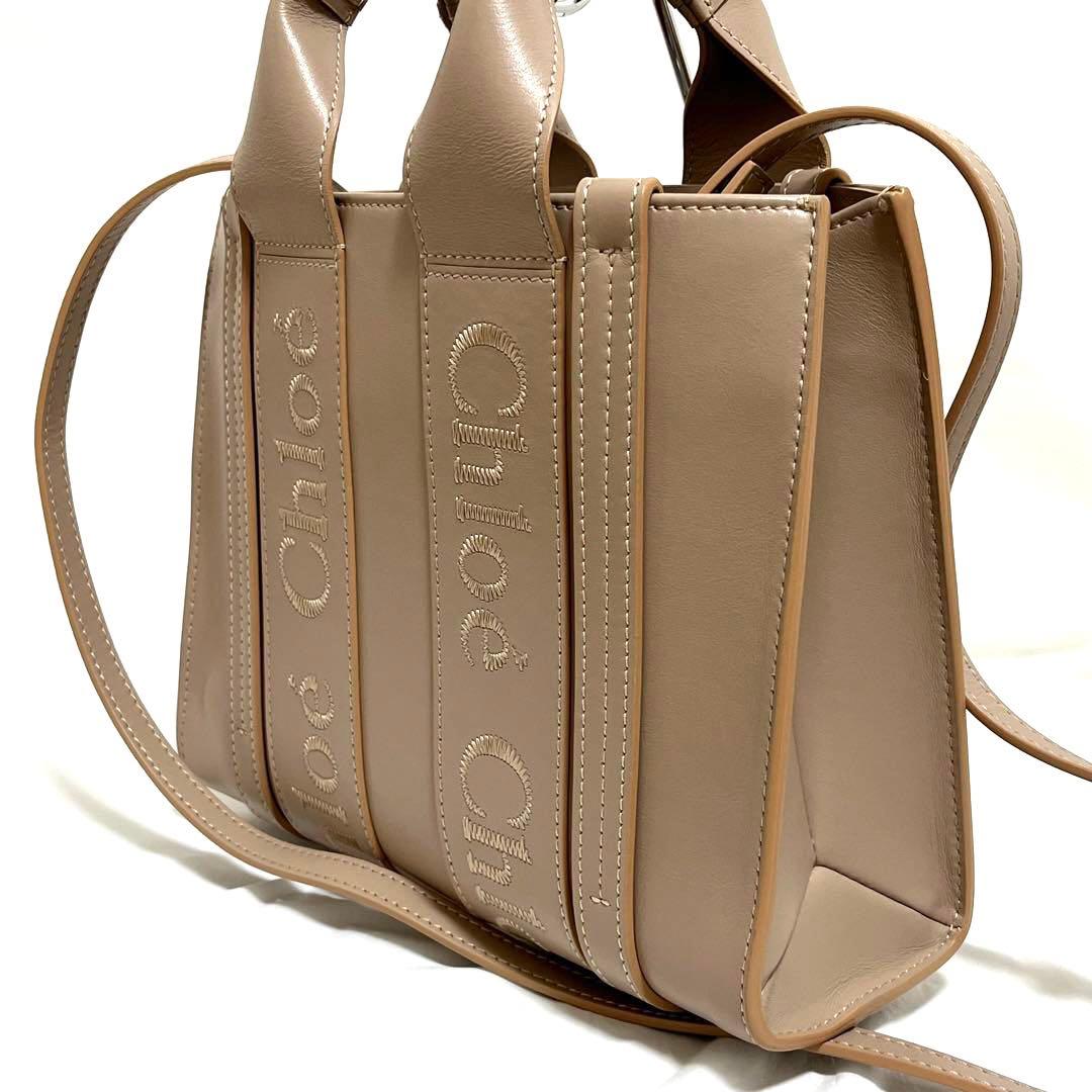 【はるこ】【極美品】Chloé woody トートバッグ ショルダーバッグ