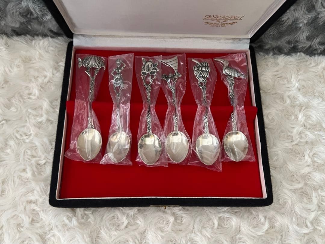 スターリングシルバー　スプーンセット〈６本セット〉純銀　ブラジル