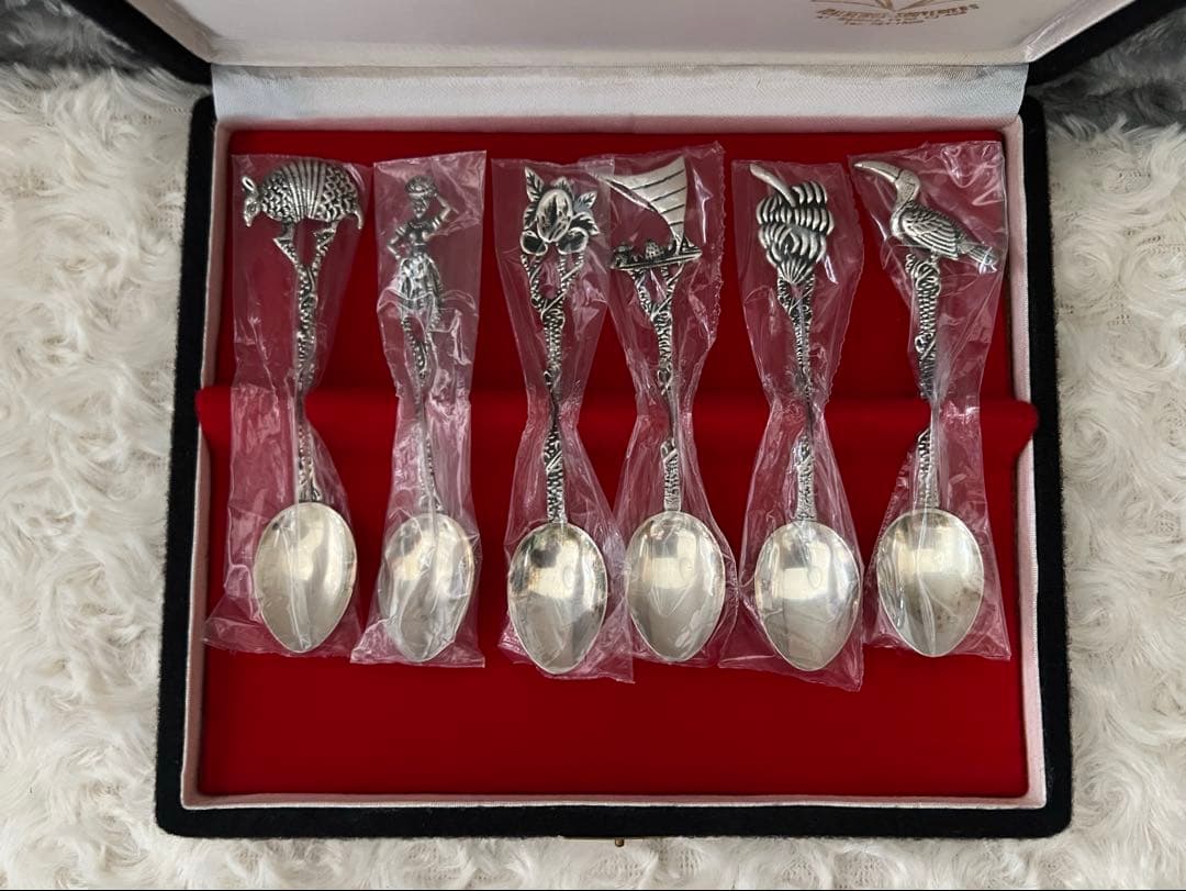 スターリングシルバー　スプーンセット〈６本セット〉純銀　ブラジル