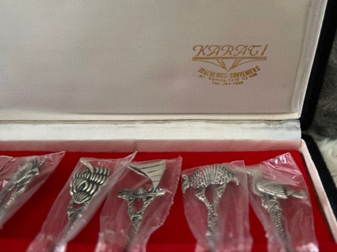 スターリングシルバー　スプーンセット〈６本セット〉純銀　ブラジル