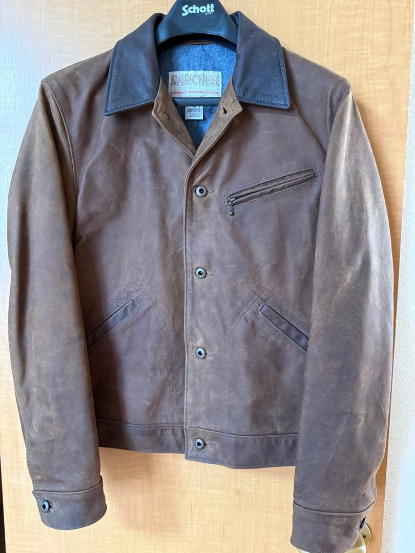 538 RANCHER Schott M mechanic JAKET レザー