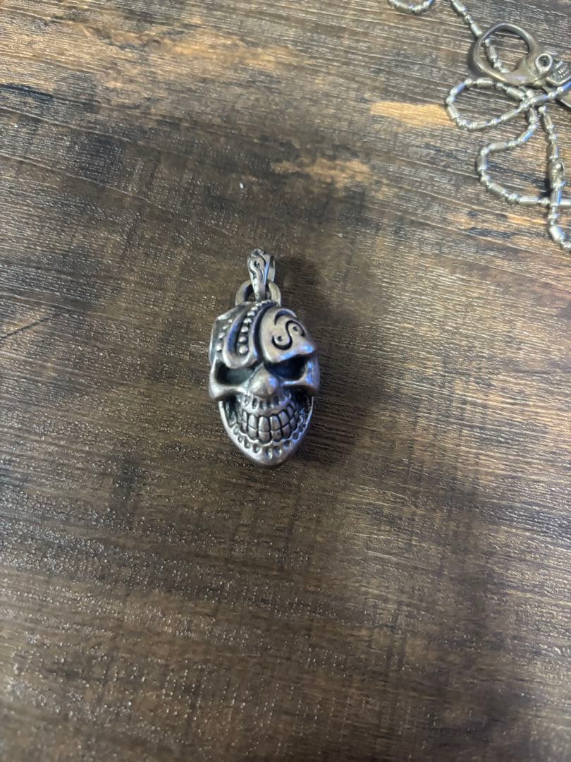 鬼*U様 スカルデザイン ネックレスとブレスレットと指輪とジッポセット