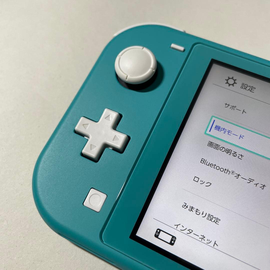 Nintendo Switch Lite ターコイズ 美品 SDカード ケース付