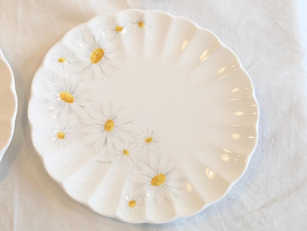 Dior クリスチャンディオール マーガレット ティーセット オーバル プレート