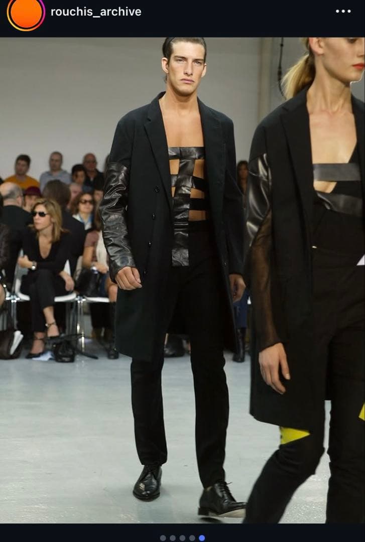 トップス 03ss helmut lang line tee stripe