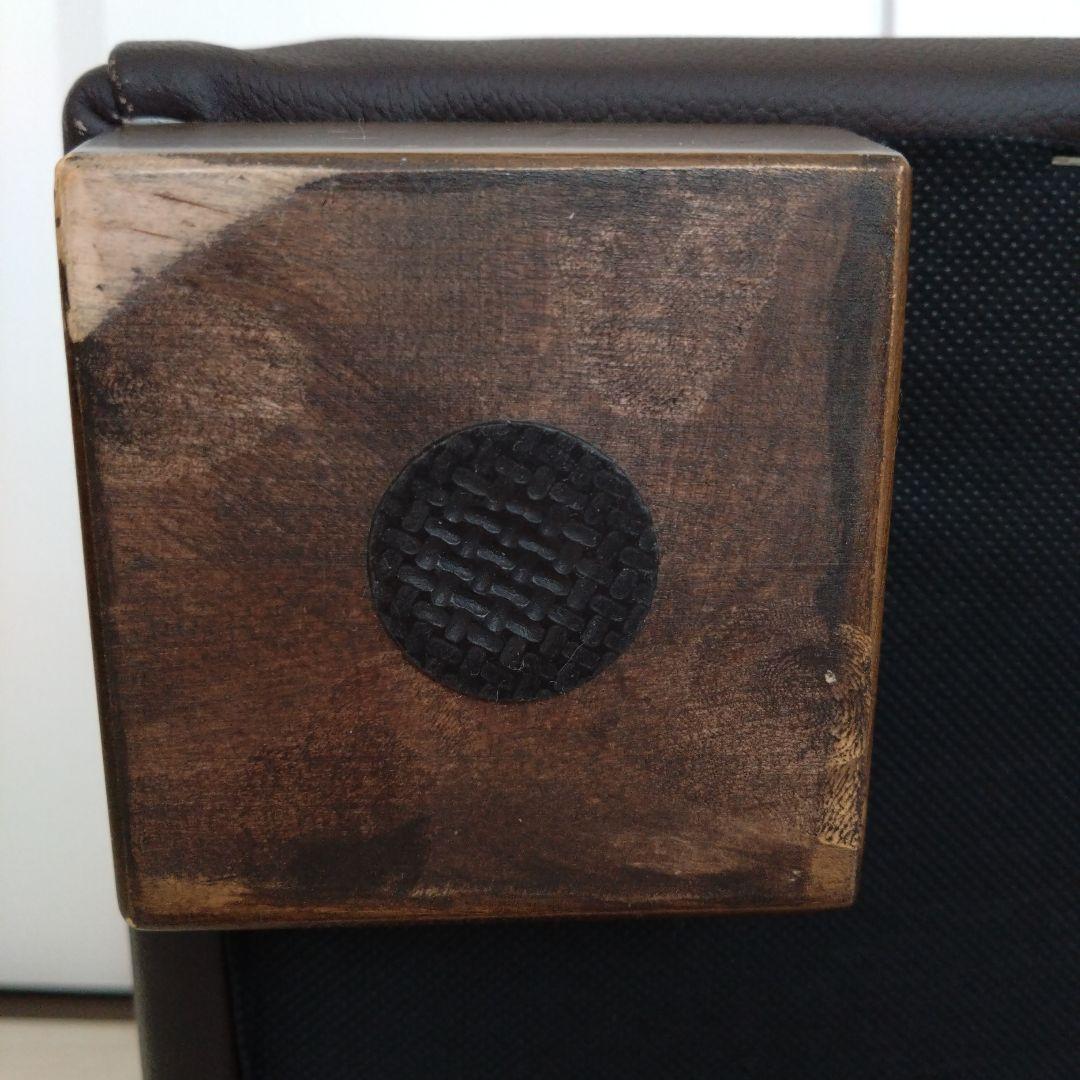 オットマン　大塚家具　革　総革張り　ダークブラウン