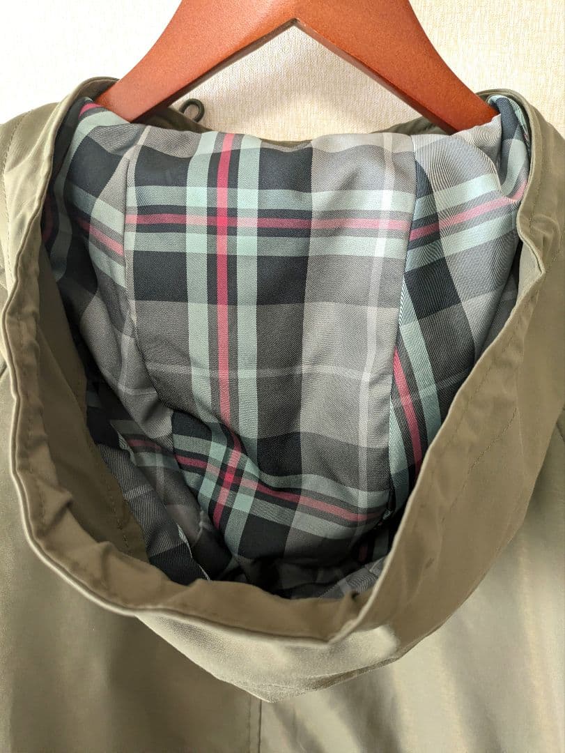 AfternoonTea アフタヌーンティー タータンチェック コート カーキ