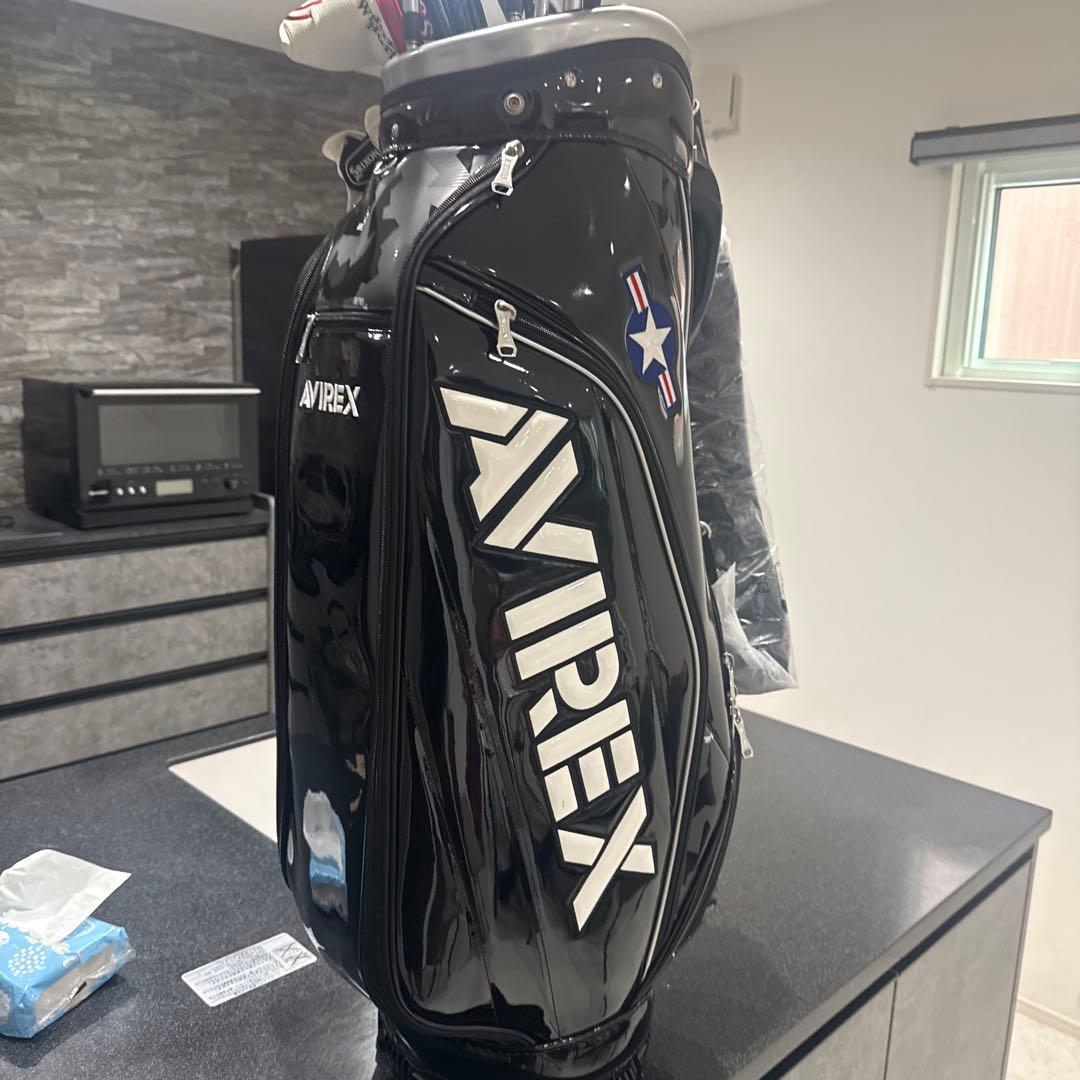 【美品】AVIREXゴルフバッグ　希少