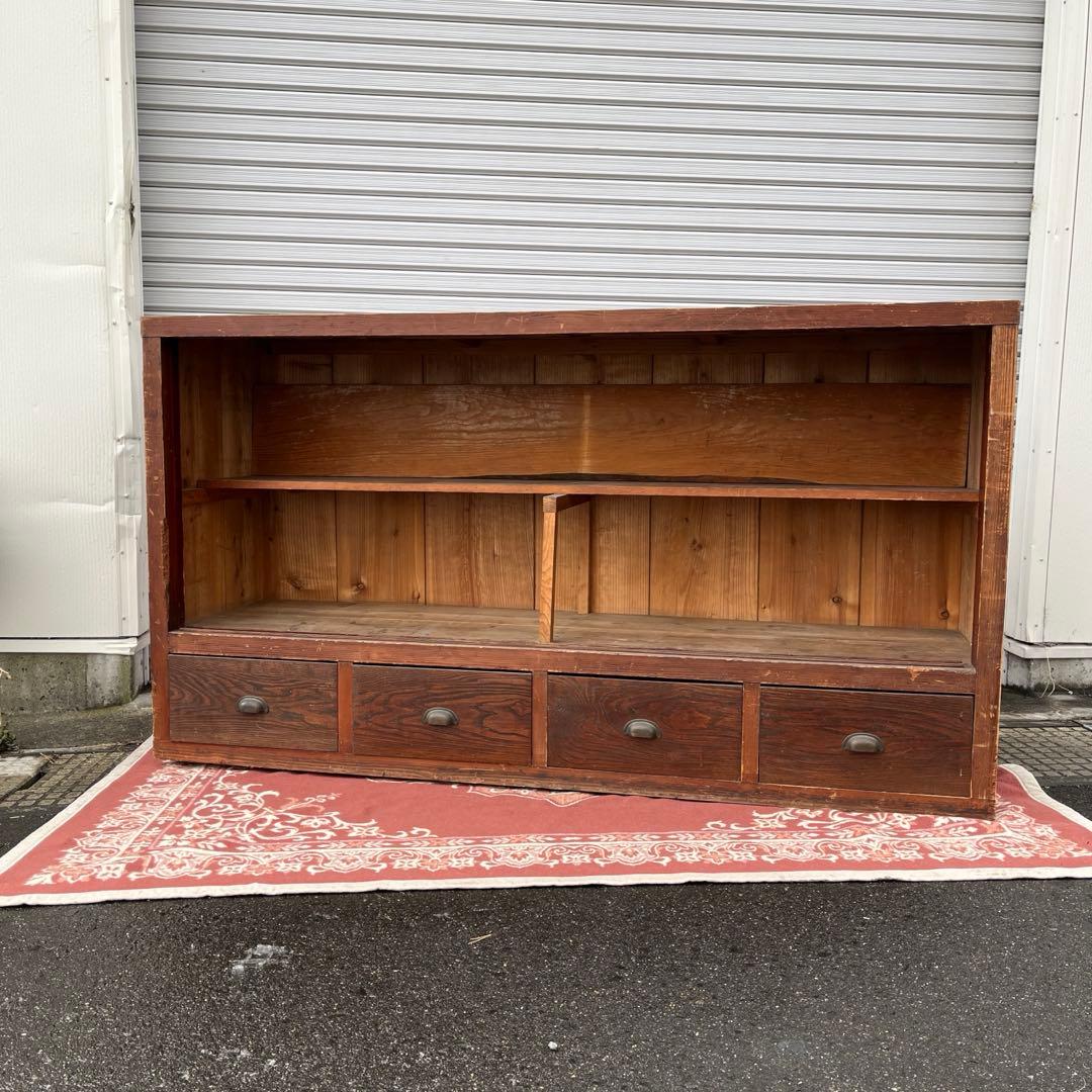 アンティーク古家具◼︎大型サイズ 木製家具 食器棚 本棚 水屋箪笥