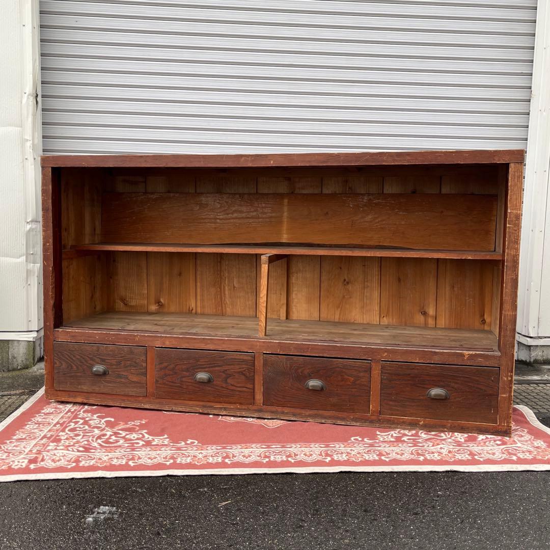 アンティーク古家具◼︎大型サイズ 木製家具 食器棚 本棚 水屋箪笥