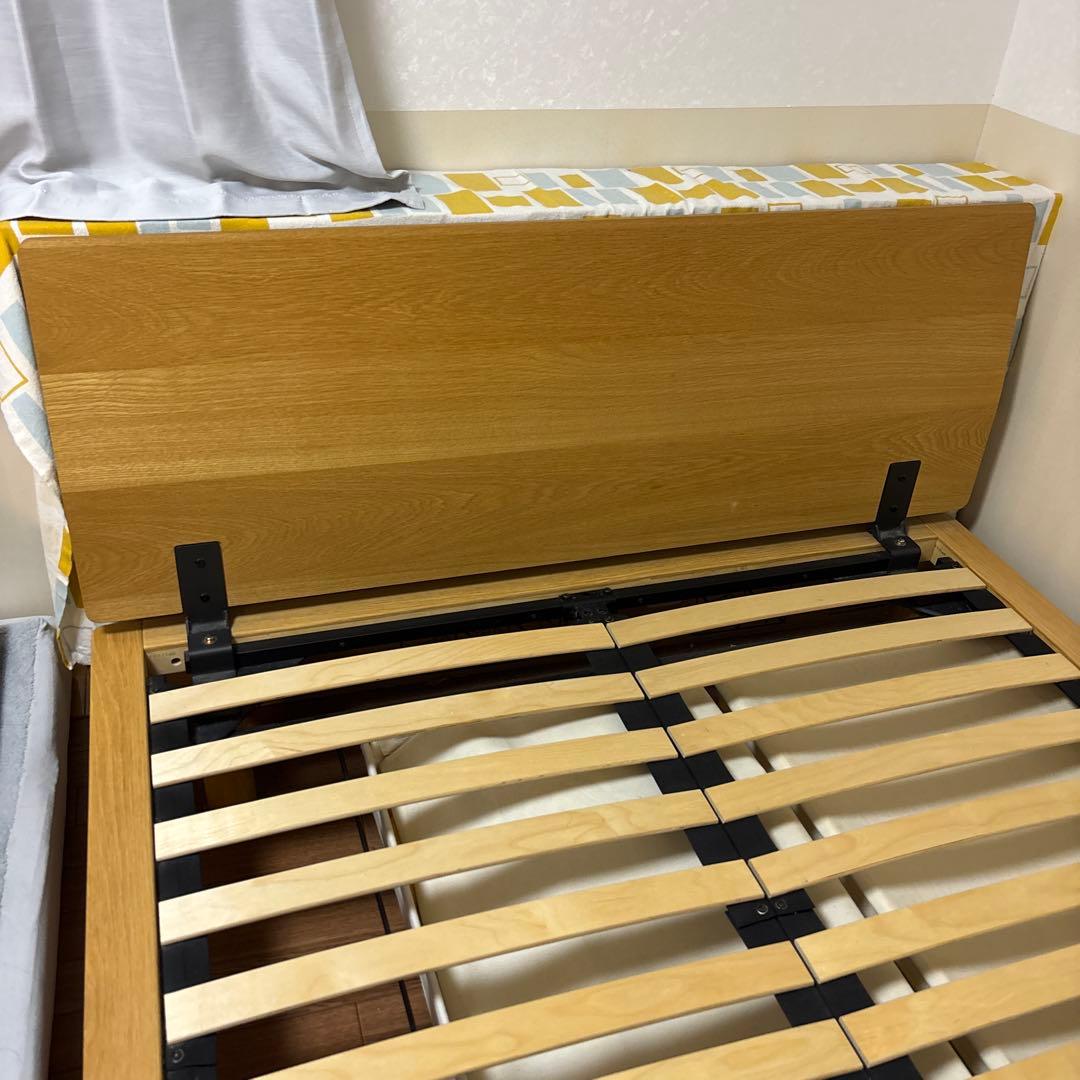 無印良品ダブルベッドフレーム用ヘッドボード　旧型