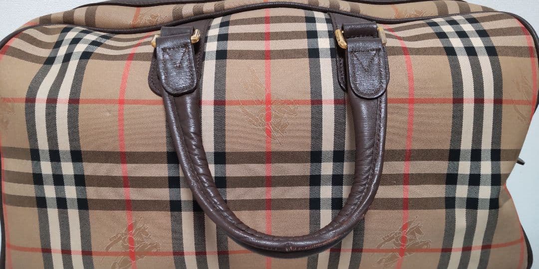 BURBERRY　バーバリー ノバチェック　ボストンバッグ