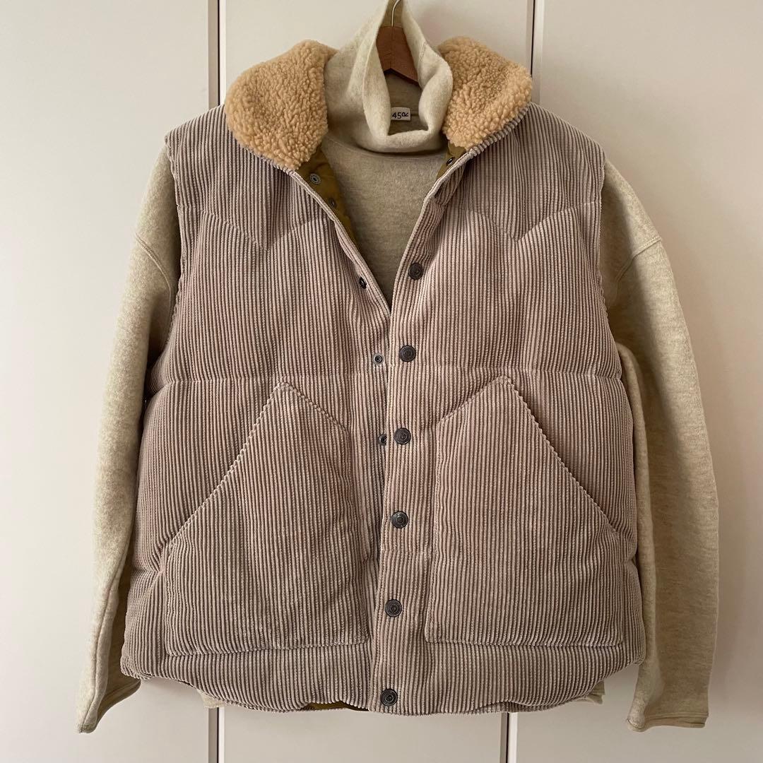 45R セルビッチコーデュロイの908べ スト ¥121,000 羊革