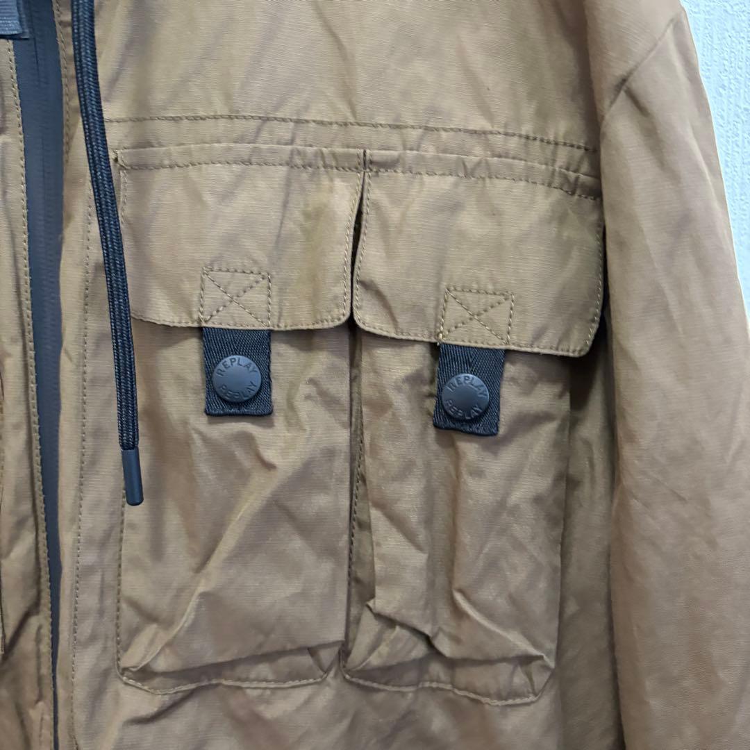 REPLAY ブラウン マウンテンパーカー