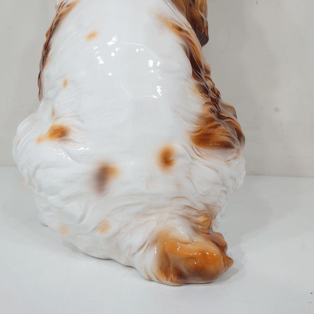 コッカースパニエル 陶器 犬の置物 陶製