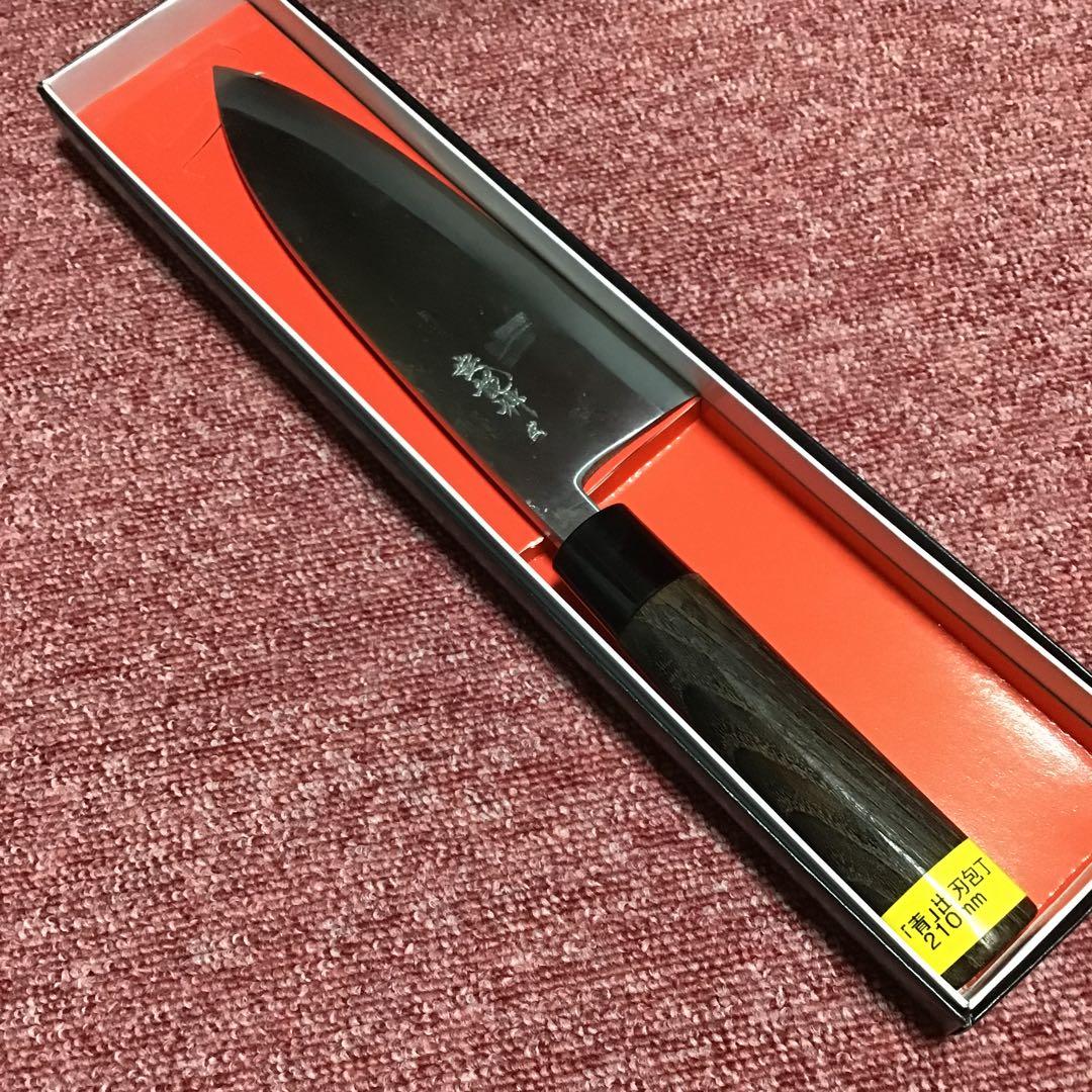 出刃包丁　210ミリ　青紙鋼