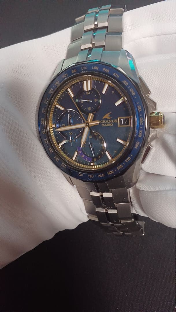 【ネル】Casio OCW-S7000SS-2AJR 50周年記念モデル