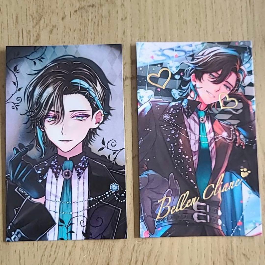 あくねこ バレンタイントレカ風カード ベレン 箔押し