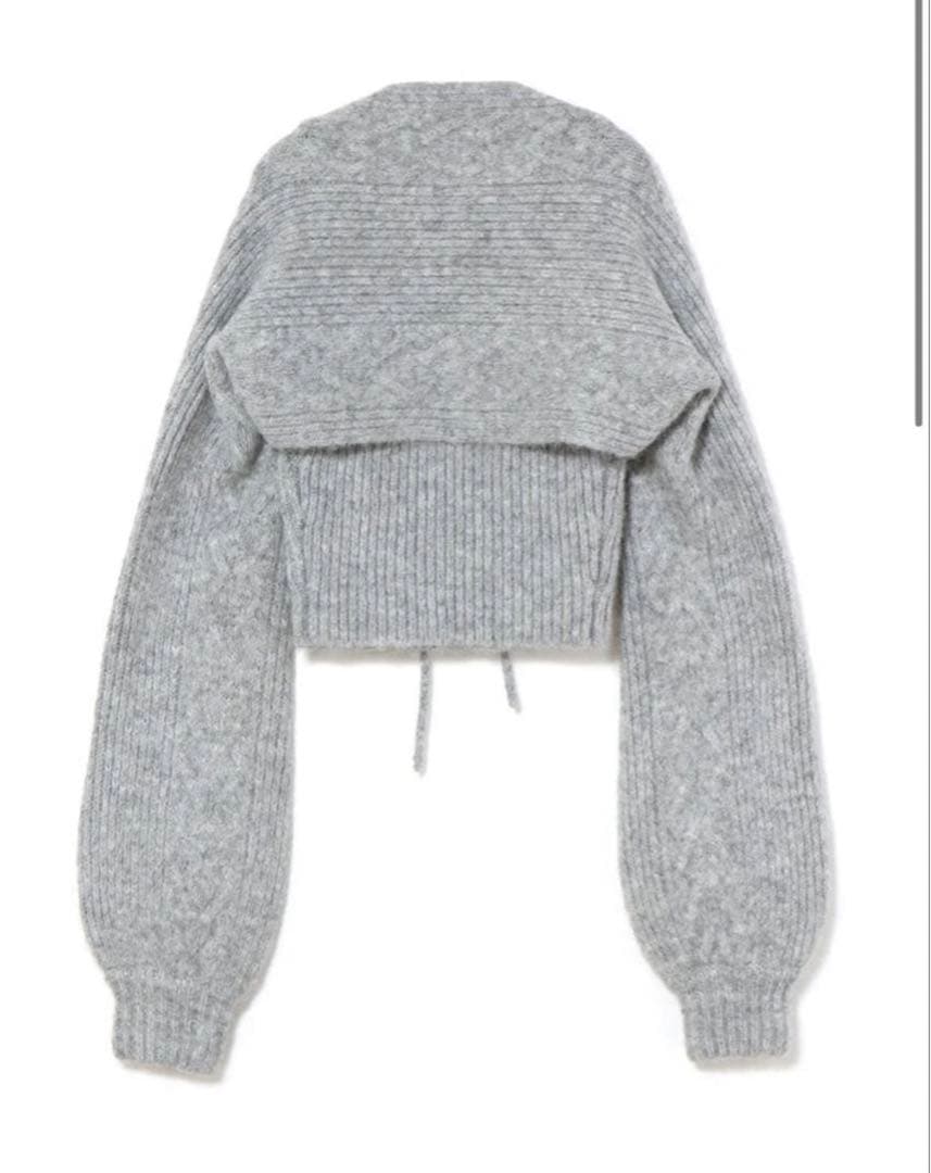 andmary ♡ Heart cable knit set アンドマリー