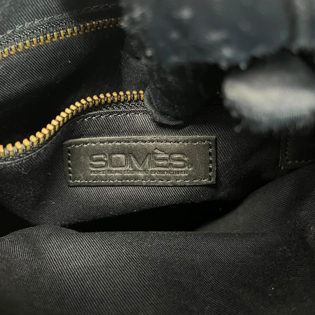 ソメスサドル 本革 ショルダーバッグ 斜め掛け フラップ メンズ B0843