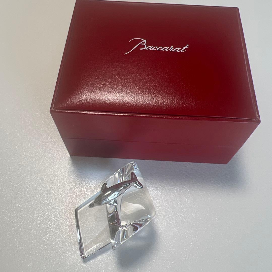【レア品】Baccarat バカラ ペーパーウェイト 置物