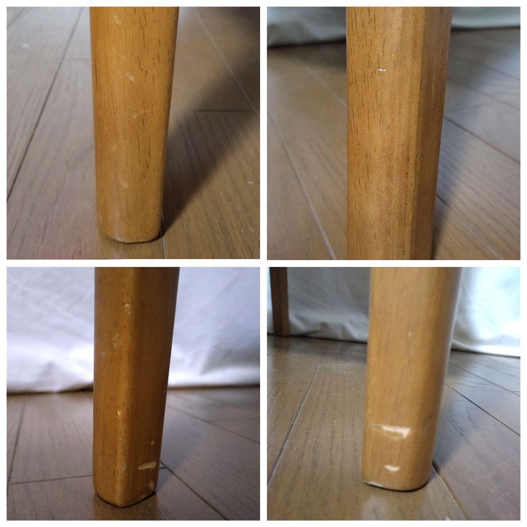 朝日木材加工　ダイニングチェア　2脚セット　座面カバー付き　送料無料