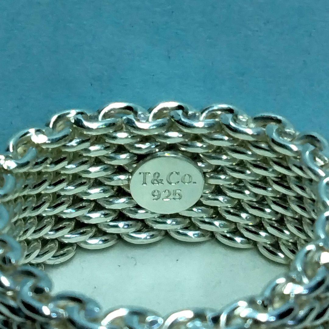 ティファニーサマセットリング 16号～17号　新品仕上げ　ほぼ無傷未使用に近い