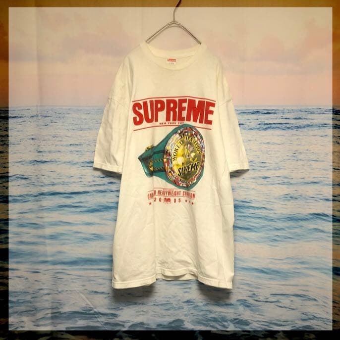 supreme チャンピオンベルト Tシャツ