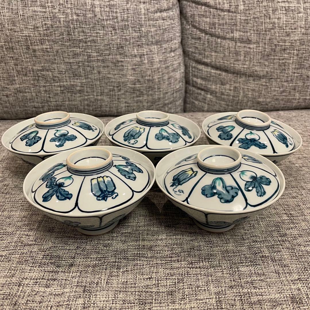 源右衛門　飯碗　蓋付き　5個セット