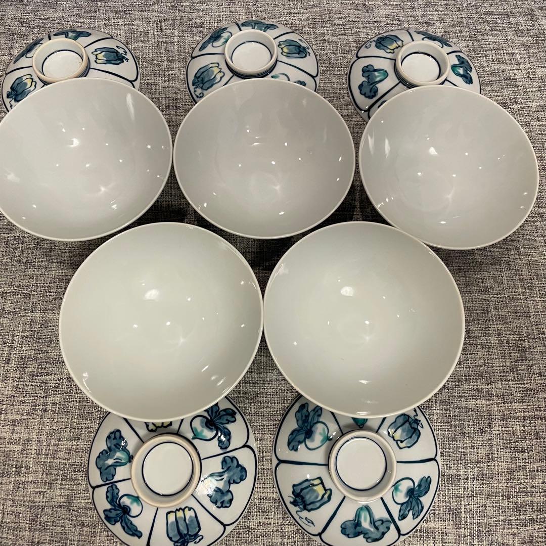 源右衛門　飯碗　蓋付き　5個セット