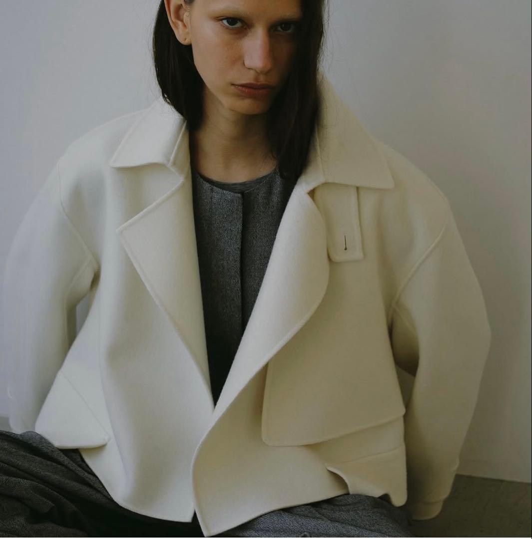 LOHEN ショートトレンチリバーコート　伊勢丹新宿限定ライトグレー