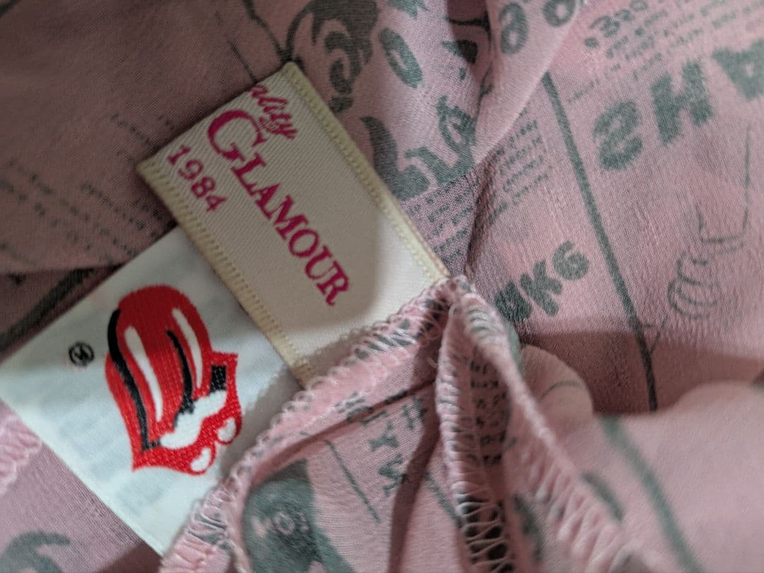 ヒステリックグラマー【RollingStones】ベビーピンク❤スカート タグ付