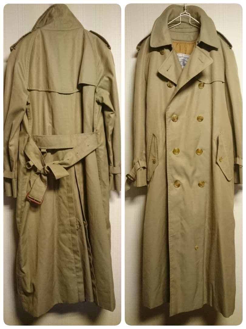 vintage Burberrys トレンチコート インナーベスト付き
