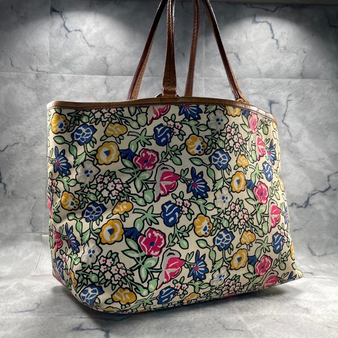 希少✨ MIUMIU トートバッグ 2000s 花柄 キャンバス
