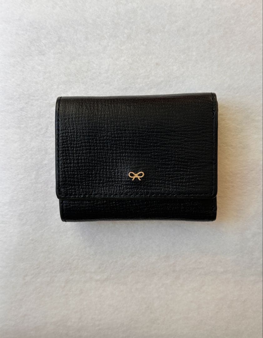 アニヤハインドマーチ ザニー 3つ折り財布 ネイビー