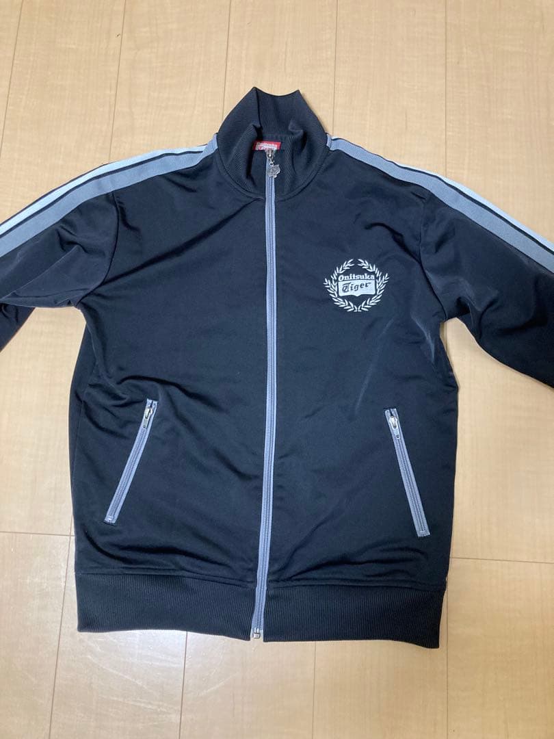 【美品】【レア品】Onitsuka Tiger ブラック ジャージジャケット