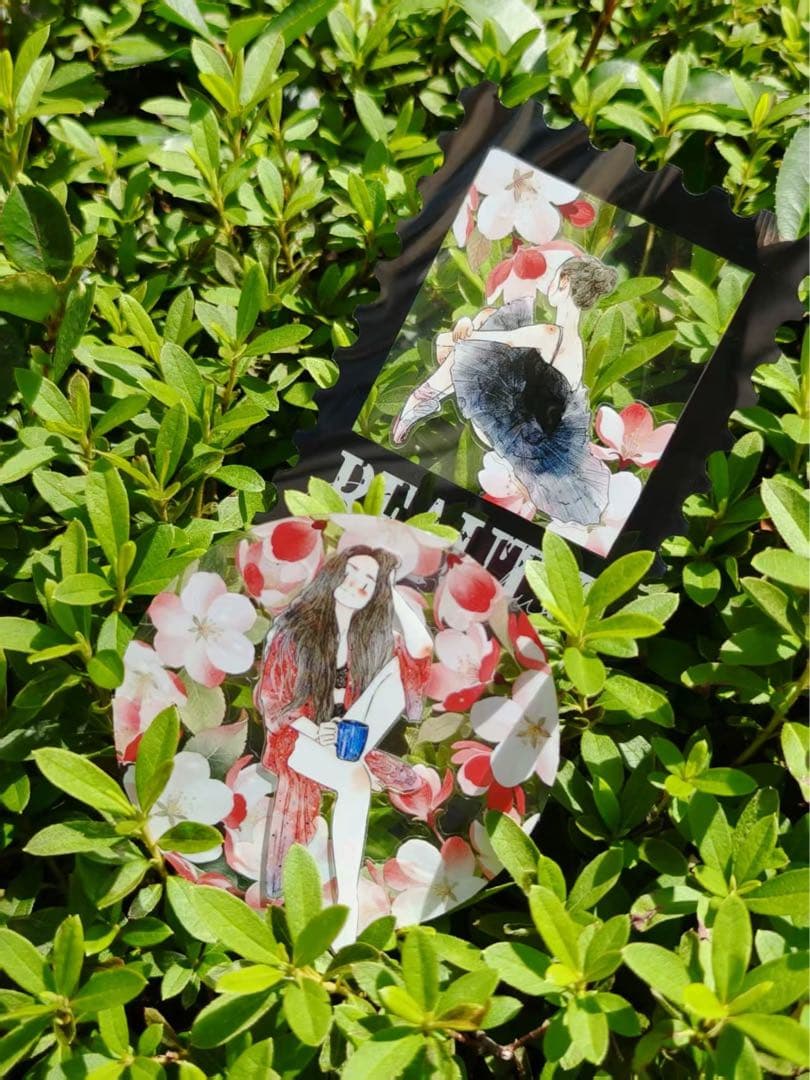 娜娜工坊《彤云》海外マスキングテープ マステ 【2718】